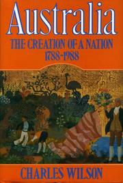 Cover of: Australia, 1788-1988: the creation of a nation