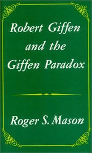 Cover of: Robert Giffen and the Giffen paradox