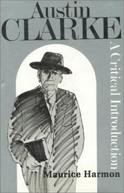Cover of: Austin Clarke, 1896-1974 by Maurice Harmon