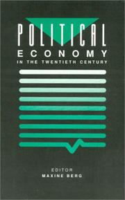 Cover of: Political Economy in Twentieth Century