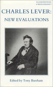 Cover of: Charles Lever: new evaluations