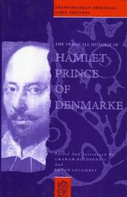 Cover of: The tragicall historie of Hamlet, Prince of Denmarke by William Shakespeare