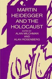 Cover of: Martin Heidegger and the Holocaust