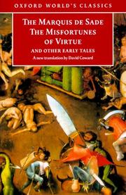 Cover of: The Misfortunes of Virtue and Other Early Tales