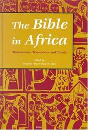 Cover of: The Bible in Africa | Gerald O. West