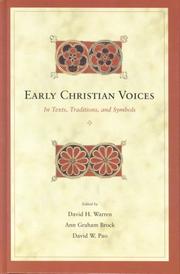 Cover of: Early Christian Voices: In Texts, Traditions, and Symbols (Biblical Interpretation Series)