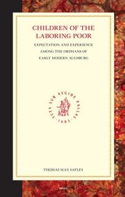 Cover of: Children of the Laboring Poor (Studies in Central European Histories) (Studies in Central European Histories)