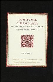 Cover of: Communal Christianity by David Mayes