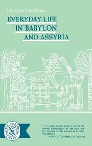 Cover of: Everyday Life in Babylon and Assyria