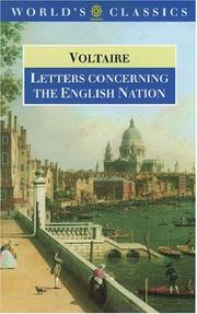 Cover of: Letters concerning the English nation by Voltaire