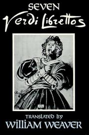 Cover of: Seven Verdi librettos.