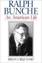 Cover of: Ralph Bunche by Brian Urquhart