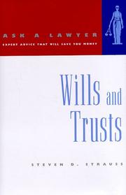 Cover of: Wills and trusts by Steven D. Strauss