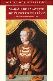 Cover of: The princesse de Clèves by Madame de La Fayette