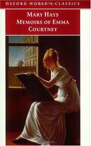 Cover of: Memoirs of Emma Courtney by Mary Hays
