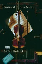 Cover of: Domestic Violence by Eavan Boland