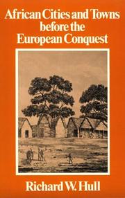 Cover of: African cities and towns before the European conquest