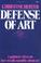 Cover of: Defense of Art