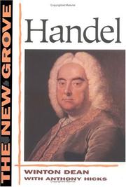 Cover of: The New Grove Handel (New Grove)