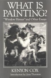 Cover of: What is painting?: Winslow Homer and other essays