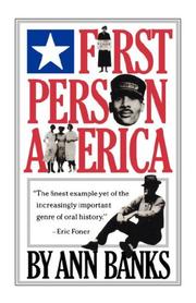 Cover of: First Person America by Ann Banks
