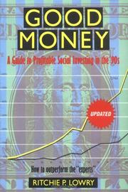 Good Money by Ritchie P. Lowry