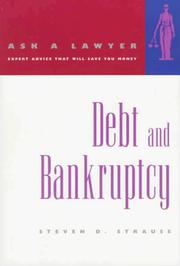 Cover of: Debt and bankruptcy