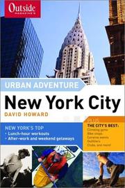 Cover of: Outside Magazine's Urban Adventure New York City (Outside Magazine's Urban Adventure : New York City) by David Howard