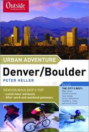Cover of: Outside Magazine's Urban Adventure Denver/Boulder (Outside Magazine's Urban Adventure : Denver/Boulder)