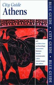 Cover of: Blue Guide City Guide Athens (Blue Guide Athens) by Robin Barber, Robin Barber