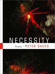 Cover of: Necessity by Peter Sacks