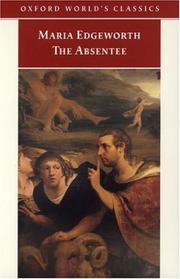 Cover of: The Absentee (Oxford World's Classics) by Maria Edgeworth