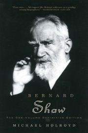 Cover of: Bernard Shaw by Holroyd, Michael., Michael Holroyd, Holroyd, Michael.