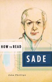 Cover of: How to read Sade by Phillips, John