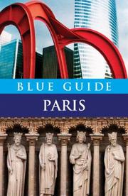 Cover of: Blue Guide Paris, Eleventh Edition (Blue Guides)