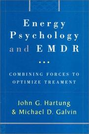 Cover of: Energy Psychology and EMDR by John G. Hartung, Michael D. Galvin, Fred P. Gallo