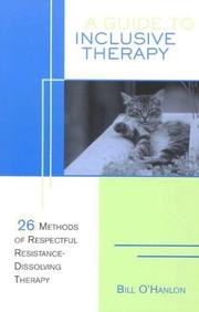Cover of: A Guide to Inclusive Therapy by William Hudson O'Hanlon, Bill O'Hanlon