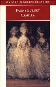 Cover of: Camilla by Fanny Burney
