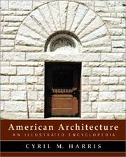 Cover of: American Architecture: An Illustrated Encyclopedia
