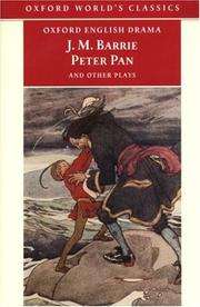 Cover of: Peter Pan and Other Plays by J. M. Barrie