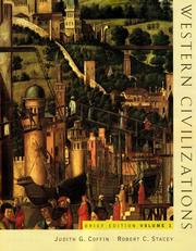 Cover of: Western Civilizations, Fifteenth Edition (Volume 1) by Judith G. Coffin, Robert C. Stacey, Robert E. Lerner