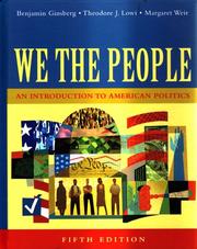 Cover of: We the People by Benjamin Ginsberg, Theodore J. Lowi, Margaret Weir