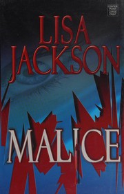 Cover of: Malice by Lisa Jackson