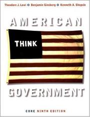 Cover of: American Government, Ninth Core Edition
