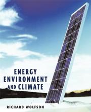 Cover of: Energy, Environment, and Climate Change