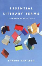 Cover of: Essential literary terms by Sharon Hamilton