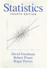 Cover of: Statistics by David Freedman, Robert Pisani, Roger Purves
