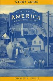 Cover of: Study Guide to America: A Narrative History, Seventh Edition, Volume 2