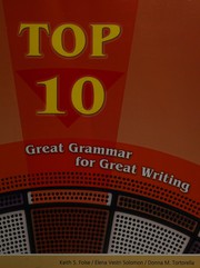 Cover of: Top 10: great grammar for great writing