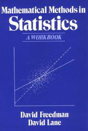 Cover of: Math Methods in Statistics a Workbook